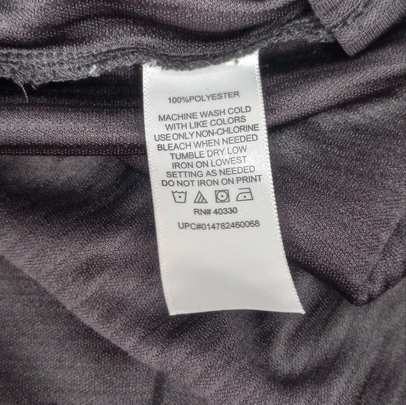 Haggard Men's Golf Shirt Black Long Sleeve Pullover 3/4 Zip Striped Texture L - Picture 4 of 11